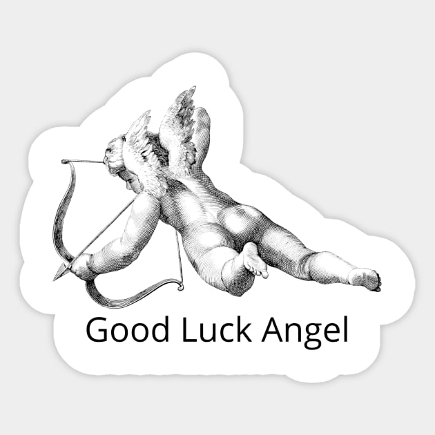 Good Luck Angel Sticker by Gnanadev